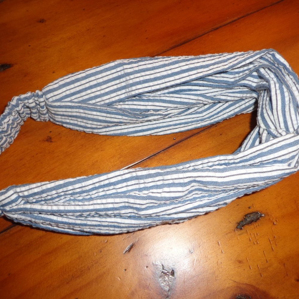 New! Anthropologie Pleated Twist Headband Stripes